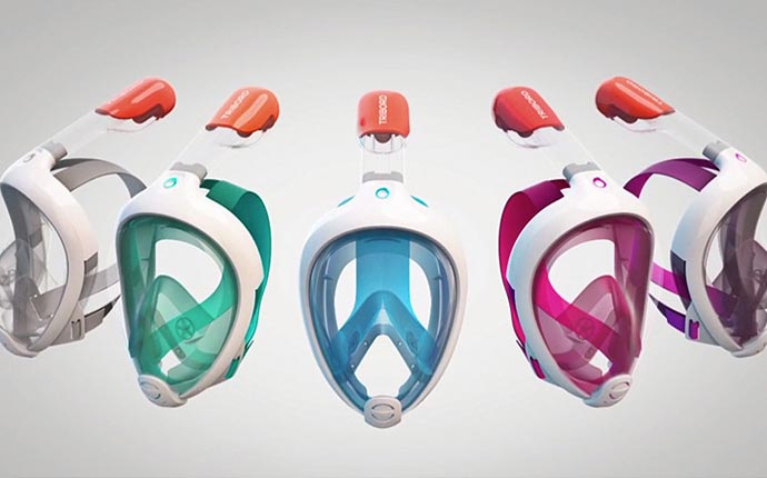 Kina snatch saltet Full Face Snorkeling Mask | By Tribord | Jebiga Design & Lifestyle